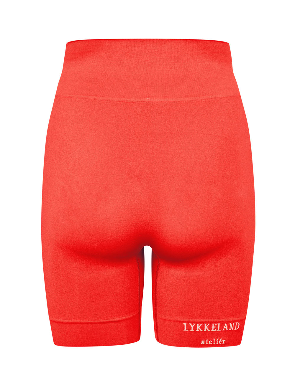 Honest Midwaist Shorts w/Logo - Crush Red (Lev. Februar 2026)