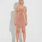 Second Skin Slip Dress - Tan