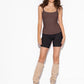 Second Skin Cami Top - Chocolate