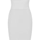 Second Skin High waist tube skirt - White
