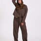 Snuggle pajama shirt - Chocolate