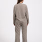Sleep pajama shirt - dust mint stripe