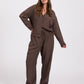 Snuggle pajama shirt - Chocolate