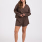 Snuggle pajama shirt - Chocolate